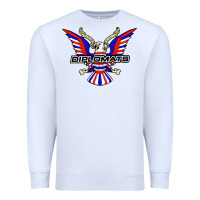 White diplomats music Premium Sweatshirt - artisFamous