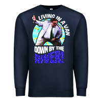 Navy chris farley   matt foley nostalgia Premium Sweatshirt - artisFamous