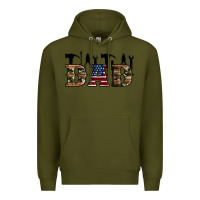 Army Green fathers day Premium Hoodie - Artiststas