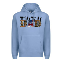 Colony Blue fathers day Premium Hoodie - Artiststas
