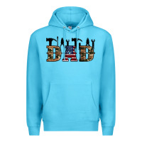 Ocean Blue fathers day Premium Hoodie - Artiststas