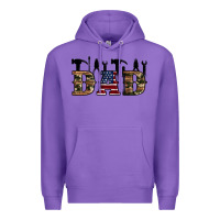 Purple fathers day Premium Hoodie - Artiststas