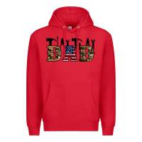 Red fathers day Premium Hoodie - Artiststas
