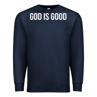 Navy god is good Premium Sweatshirt - artisFamous