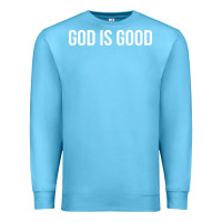 Ocean Blue god is good Premium Sweatshirt - artisFamous