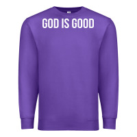 Purple god is good Premium Sweatshirt - artisFamous