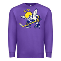 Purple fighting saints Premium Sweatshirt - artisFamous