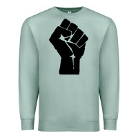 Seafoam fist Premium Sweatshirt - artisFamous