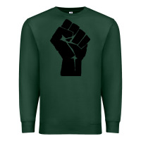 Sports Green fist Premium Sweatshirt - artisFamous