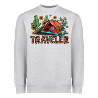 Heather Grey traveler Heavyweight Sweatshirt - JahusDesignShop
