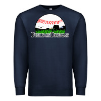 Navy field of dreams Premium Sweatshirt - artisFamous