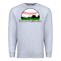 Heather Grey field of dreams Premium Sweatshirt - artisFamous