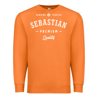 Carrot Sebastian Personalized Name Mens Birthday Premium Sweatshirt - artisFamous