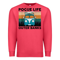 Cardinal pogue life outer banks retro vintage Premium Sweatshirt - artisFamous