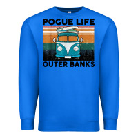 True Royal pogue life outer banks retro vintage Premium Sweatshirt - artisFamous