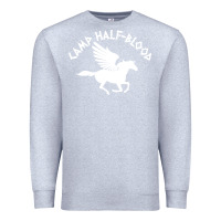 Heather Grey camp half blood Premium Sweatshirt - artisFamous