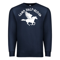 Navy camp half blood Premium Sweatshirt - artisFamous