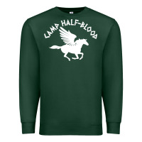 Sports Green camp half blood Premium Sweatshirt - artisFamous