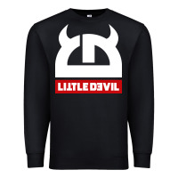 Black little devil Premium Sweatshirt - artisFamous