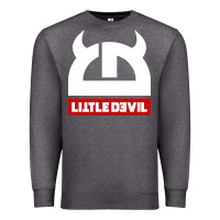 Charcoal Heather little devil Premium Sweatshirt - artisFamous