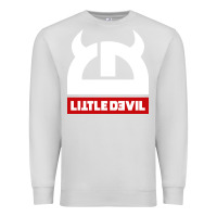 Dove Grey little devil Premium Sweatshirt - artisFamous