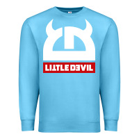 Ocean Blue little devil Premium Sweatshirt - artisFamous