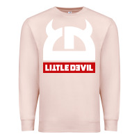 Pale Pink little devil Premium Sweatshirt - artisFamous