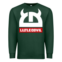 Sports Green little devil Premium Sweatshirt - artisFamous