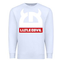 White little devil Premium Sweatshirt - artisFamous