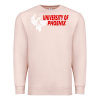 Pale Pink university of phoenix Premium Sweatshirt - artisFamous