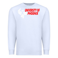 White university of phoenix Premium Sweatshirt - artisFamous