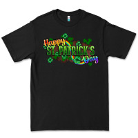 Black Happy St. Patrick's Day Premium Tee - HowdyJamesFarm