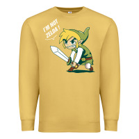 Antique Gold i’m not zelda Premium Sweatshirt - artisFamous