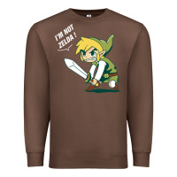 Chestnut i’m not zelda Premium Sweatshirt - artisFamous