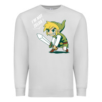 Dove Grey i’m not zelda Premium Sweatshirt - artisFamous