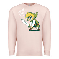 Pale Pink i’m not zelda Premium Sweatshirt - artisFamous