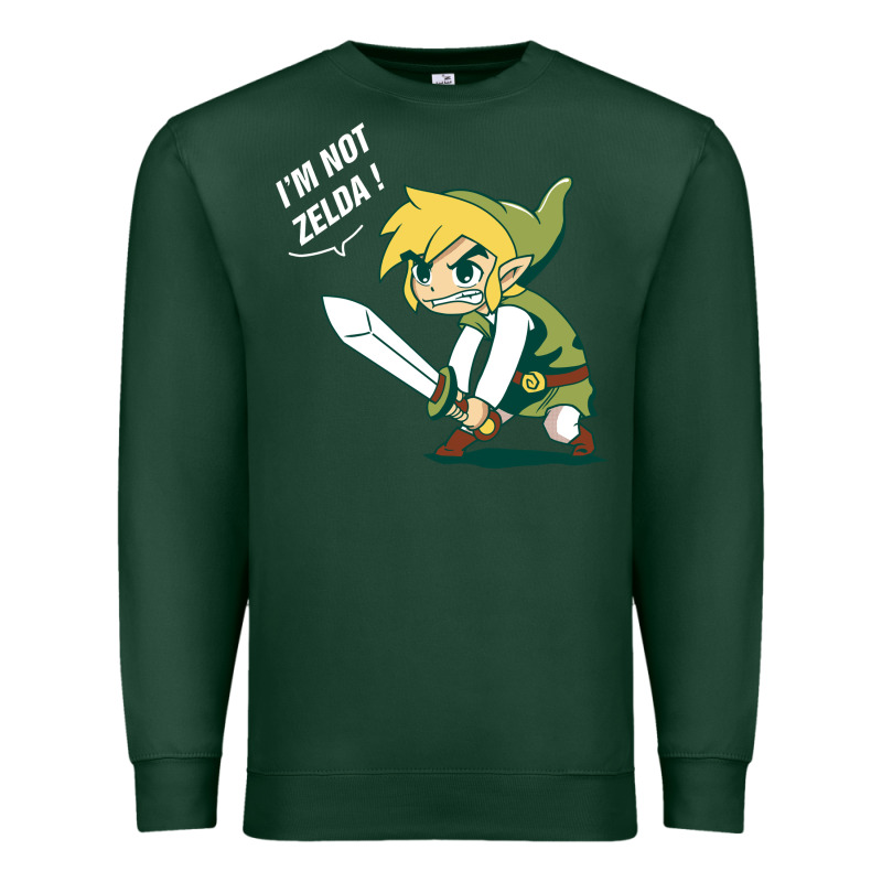 I’m Not Zelda Premium Sweatshirt by artisFamous | Teevron