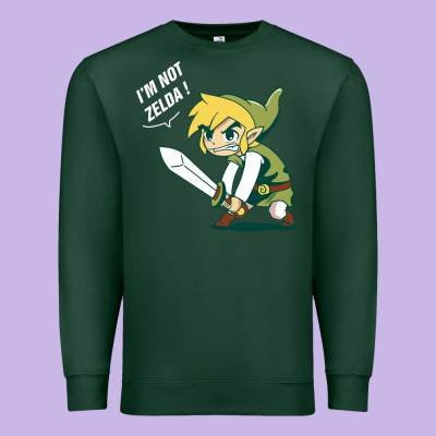 I’m Not Zelda Premium Sweatshirt Designed By Artisfamous