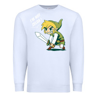 White i’m not zelda Premium Sweatshirt - artisFamous