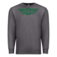 Charcoal Heather wingstop Premium Sweatshirt - artisFamous