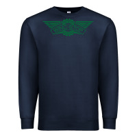 Navy wingstop Premium Sweatshirt - artisFamous