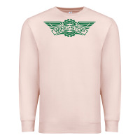 Pale Pink wingstop Premium Sweatshirt - artisFamous