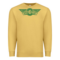 Antique Gold wingstop Premium Sweatshirt - artisFamous