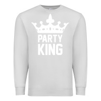 Dove Grey party king Premium Sweatshirt - artisFamous
