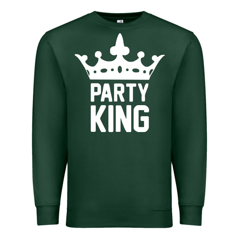Party King Premium Sweatshirt by artisFamous | Teevron