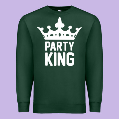 Party King Premium Sweatshirt Designed By Artisfamous