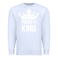 White party king Premium Sweatshirt - artisFamous