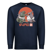 Navy sumo pop Premium Sweatshirt - artisFamous