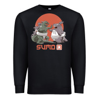 Black sumo pop Premium Sweatshirt - artisFamous