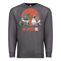 Charcoal Heather sumo pop Premium Sweatshirt - artisFamous